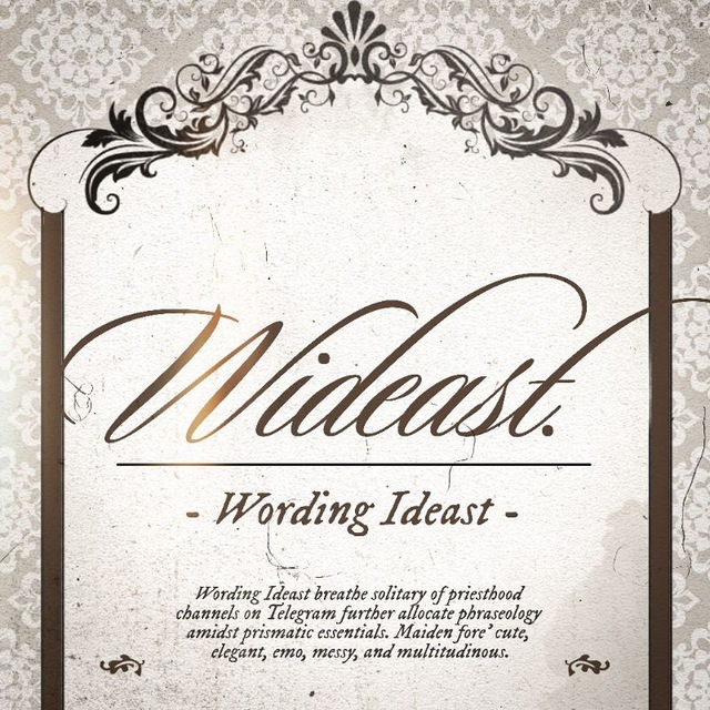WORDING IDEAST.✣'s icon